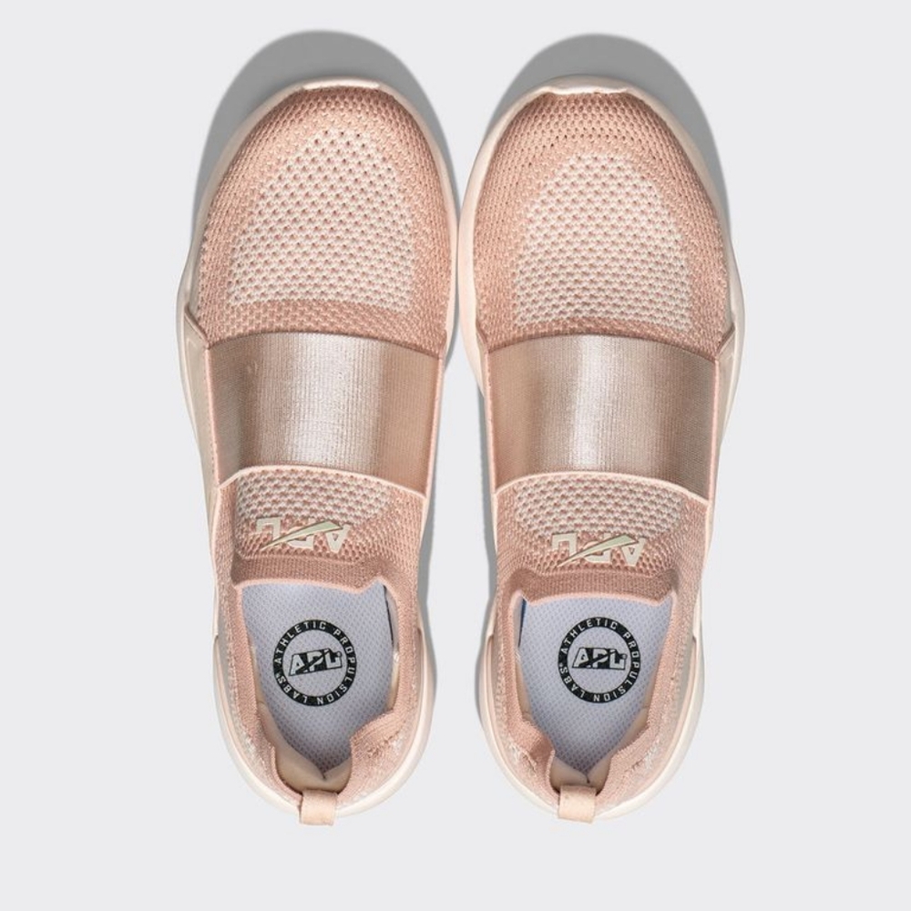 APL TechLoom Bliss Blush/Ivory Slip On Lightweight Athletic Sneakers Size 11